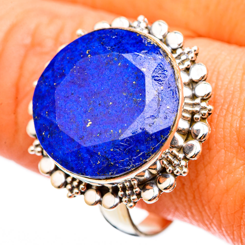 Lapis Lazuli Rings handcrafted by Anasilvercos - RING116234