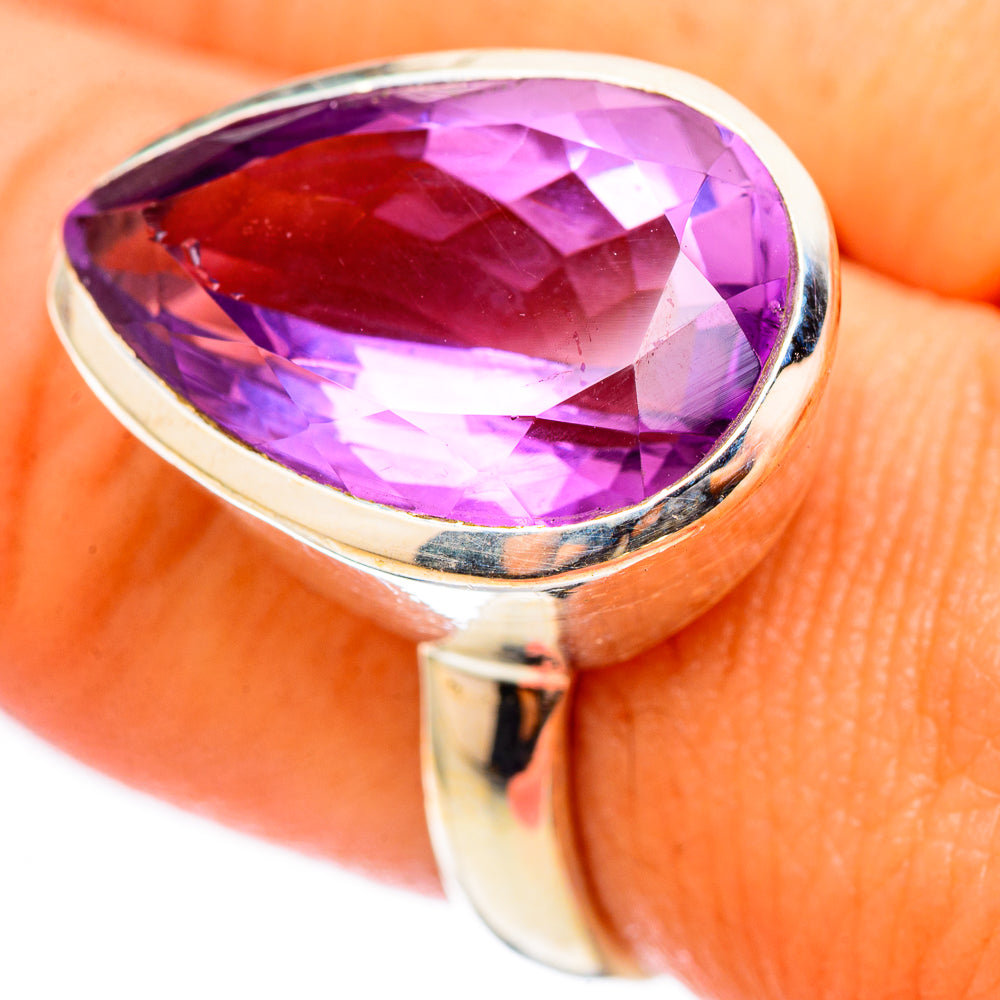 Amethyst Rings handcrafted by Anasilvercos - RING116242