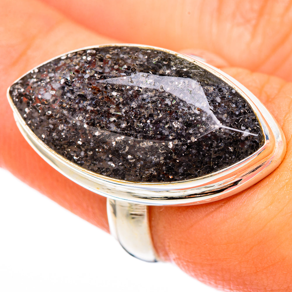 Tourmalinated Quartz Rings handcrafted by Anasilvercos - RING116244