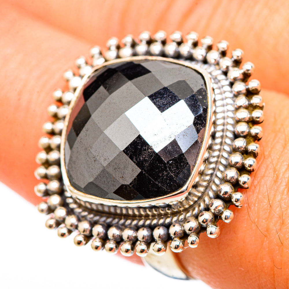 Hematite Rings handcrafted by Anasilvercos - RING116255