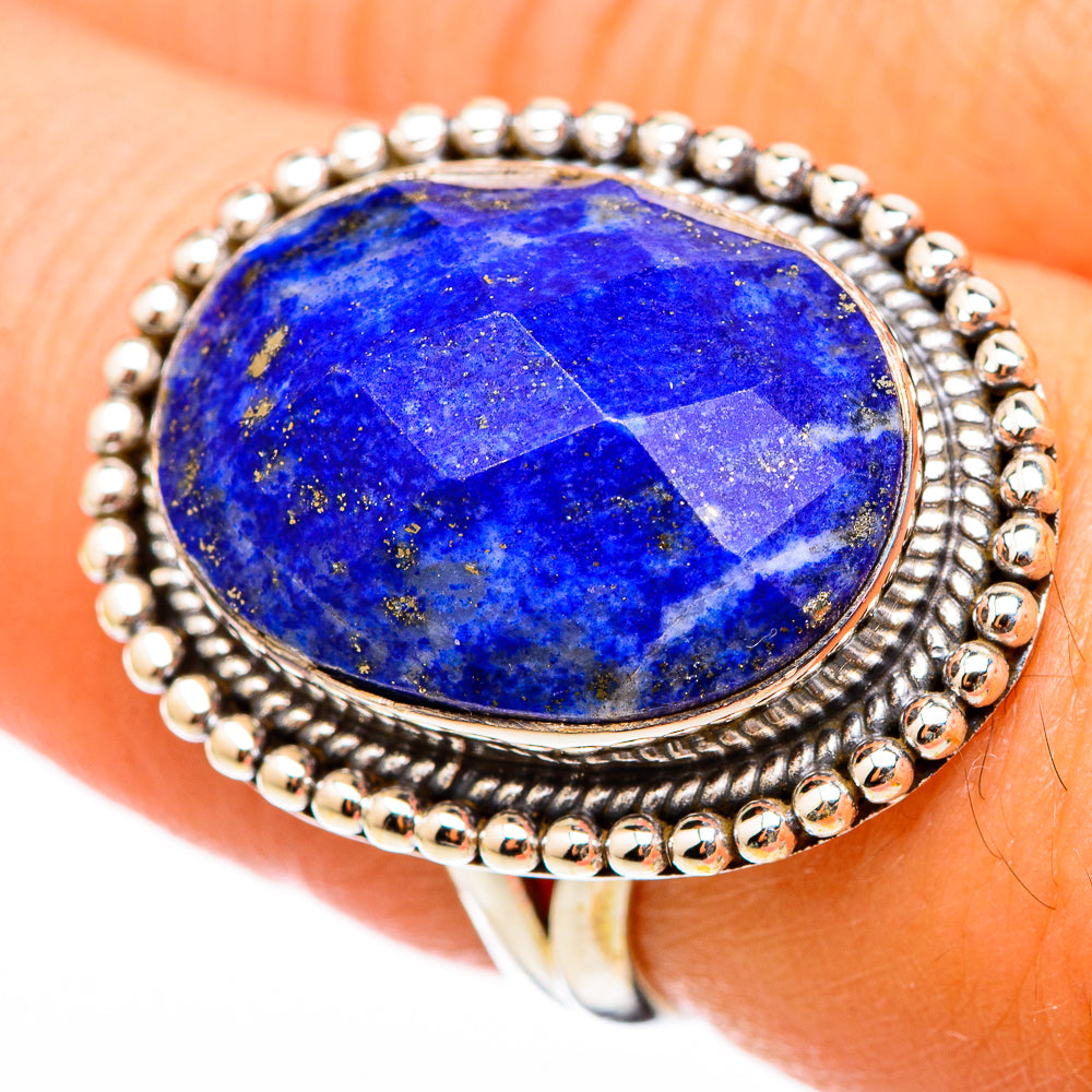 Lapis Lazuli Rings handcrafted by Anasilvercos - RING116256
