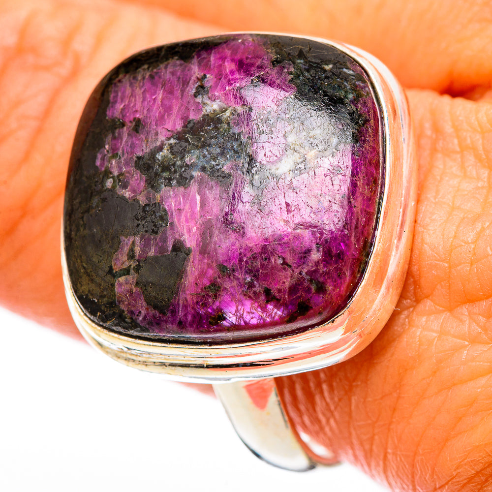 Russian Eudialyte Rings handcrafted by Anasilvercos - RING116266