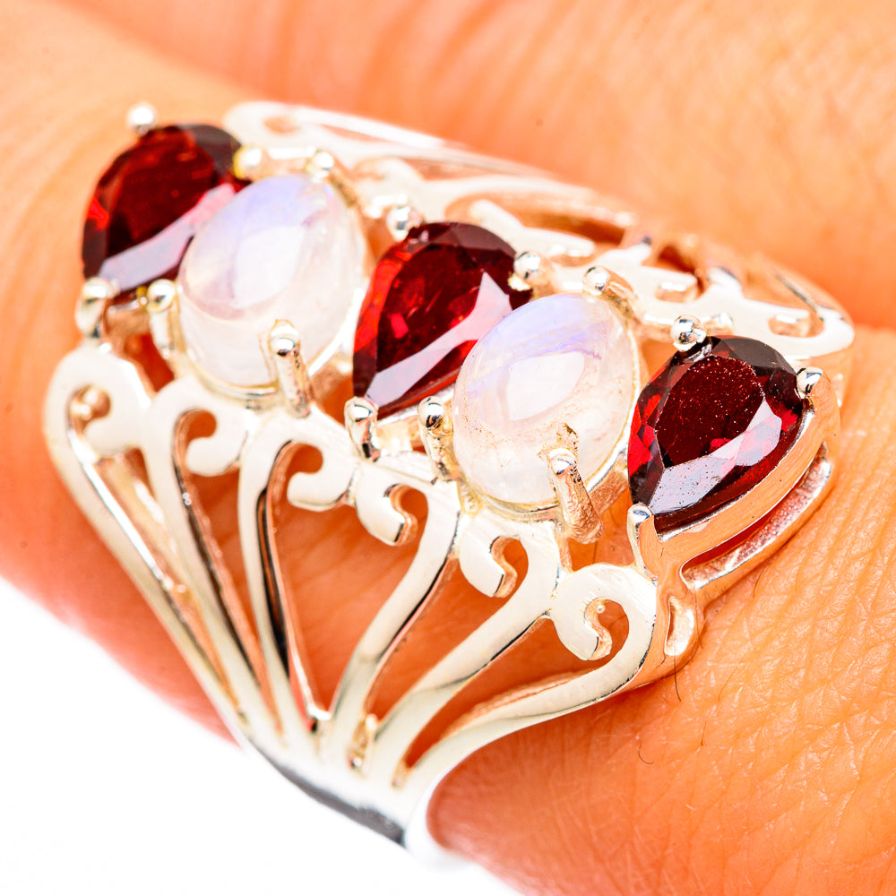Garnet Rings handcrafted by Anasilvercos - RING116267