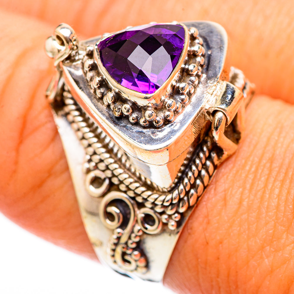 Amethyst Rings handcrafted by Anasilvercos - RING116269