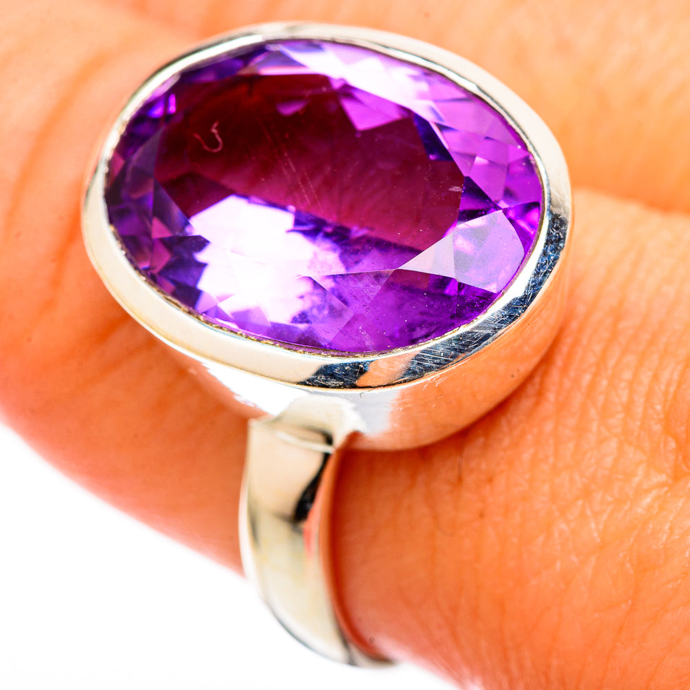 Amethyst Rings handcrafted by Anasilvercos - RING116271