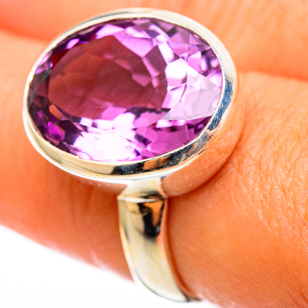 Amethyst Rings handcrafted by Anasilvercos - RING116292