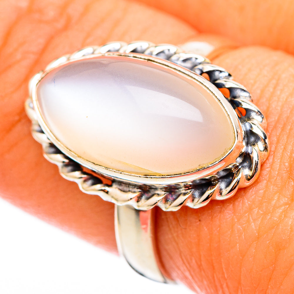 Moonstone Rings handcrafted by Anasilvercos - RING116296