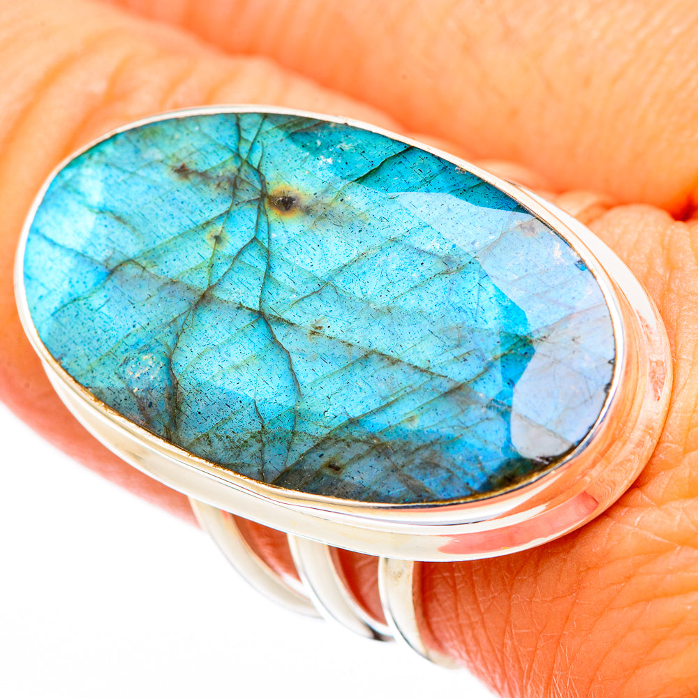 Labradorite Rings handcrafted by Anasilvercos - RING116305