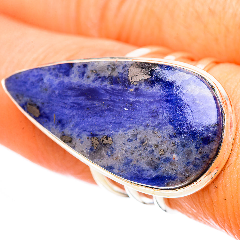 Sodalite Rings handcrafted by Anasilvercos - RING116316