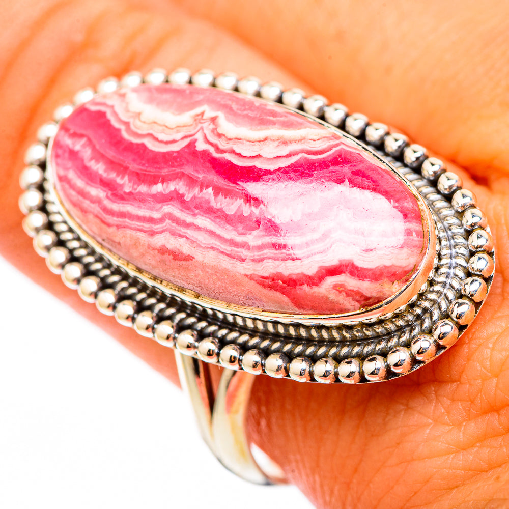 Rhodochrosite Rings handcrafted by Anasilvercos - RING116328