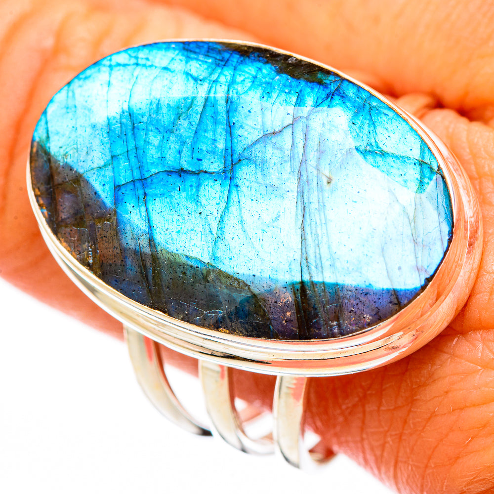 Labradorite Rings handcrafted by Anasilvercos - RING116336