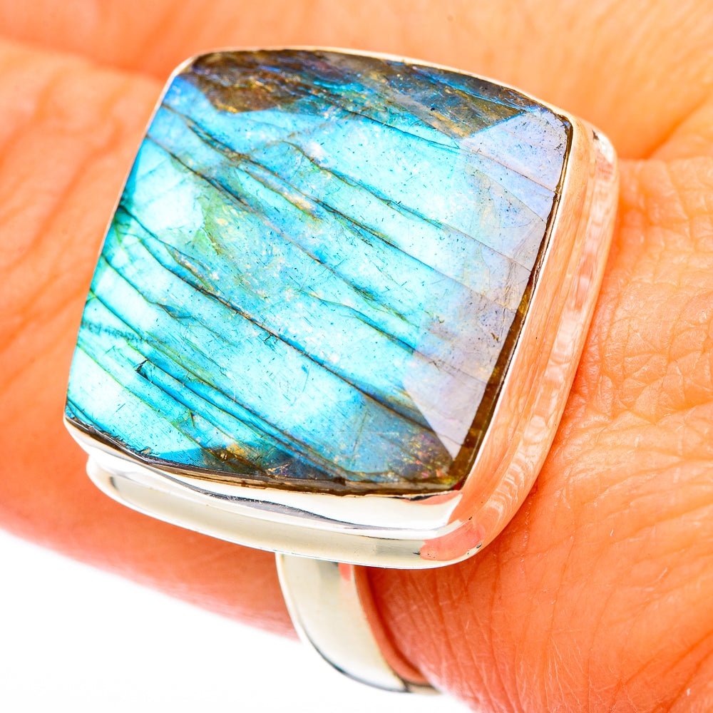 Labradorite Rings handcrafted by Anasilvercos - RING116340