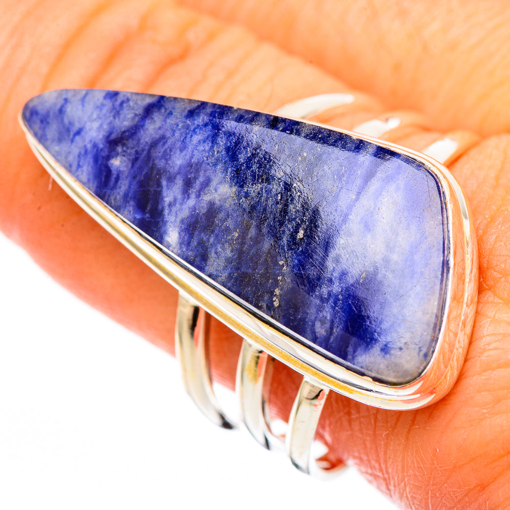 Sodalite Rings handcrafted by Anasilvercos - RING116368
