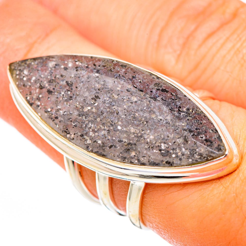 Tourmalinated Quartz Rings handcrafted by Anasilvercos - RING116382