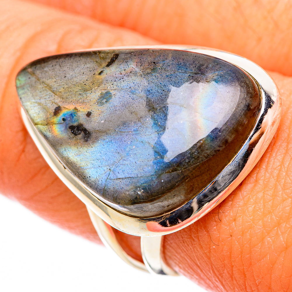 Labradorite Rings handcrafted by Anasilvercos - RING116388