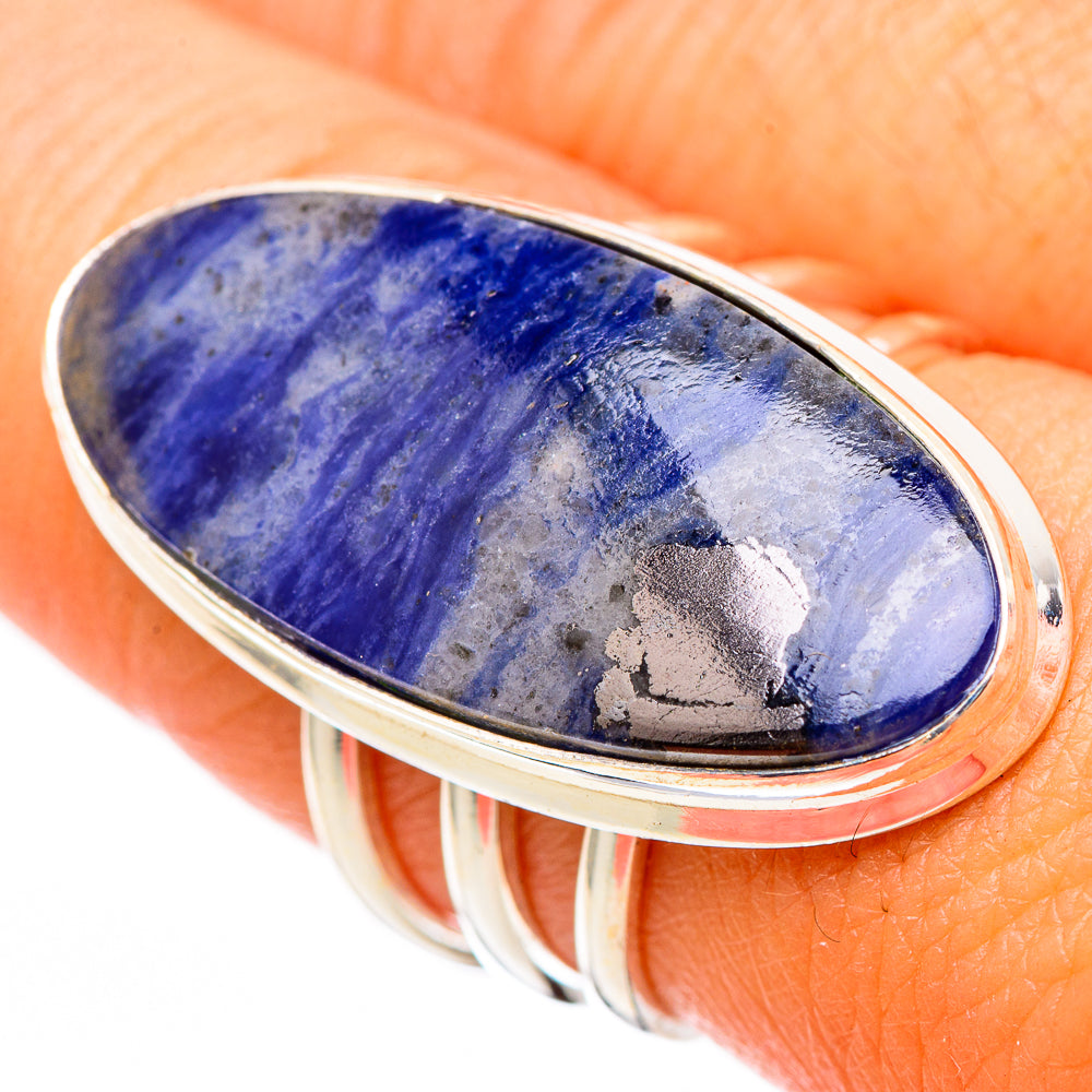Sodalite Rings handcrafted by Anasilvercos - RING116391