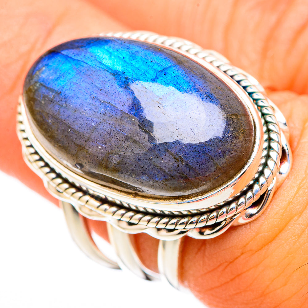 Labradorite Rings handcrafted by Anasilvercos - RING116393