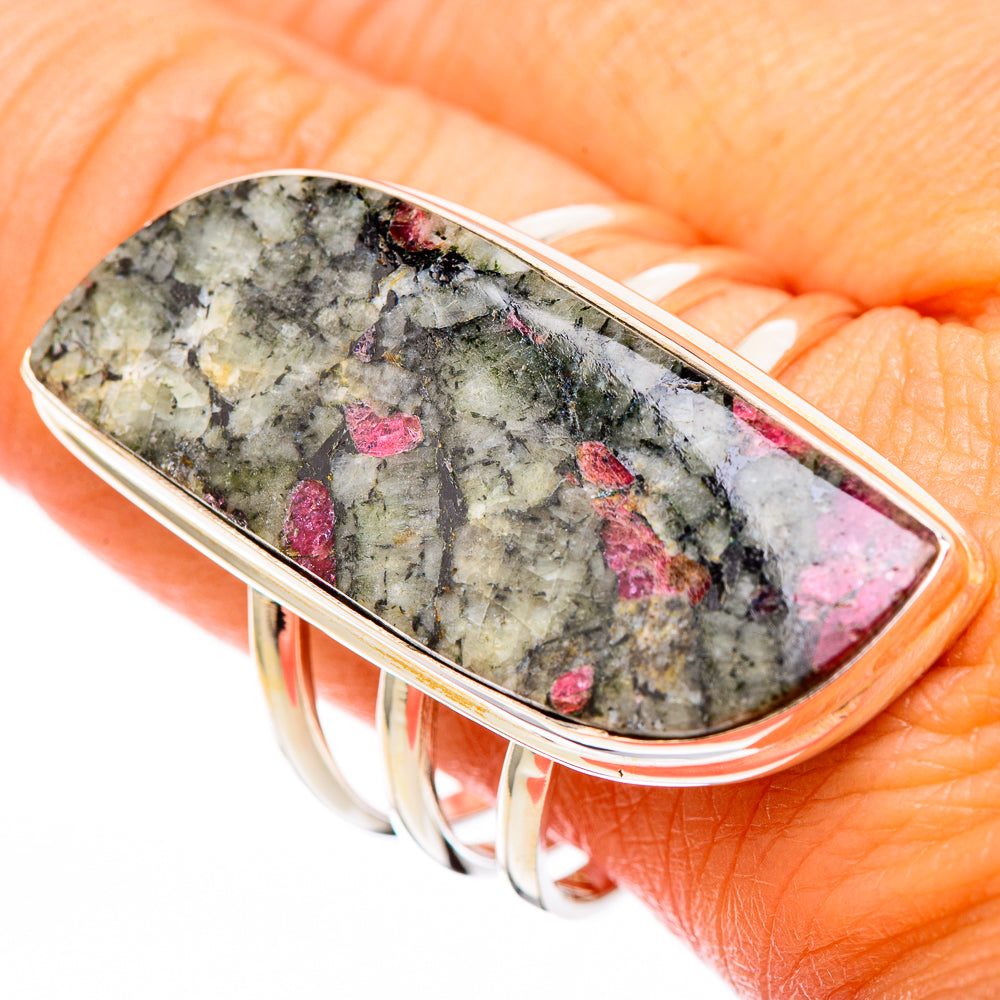 Russian Eudialyte Rings handcrafted by Anasilvercos - RING116410