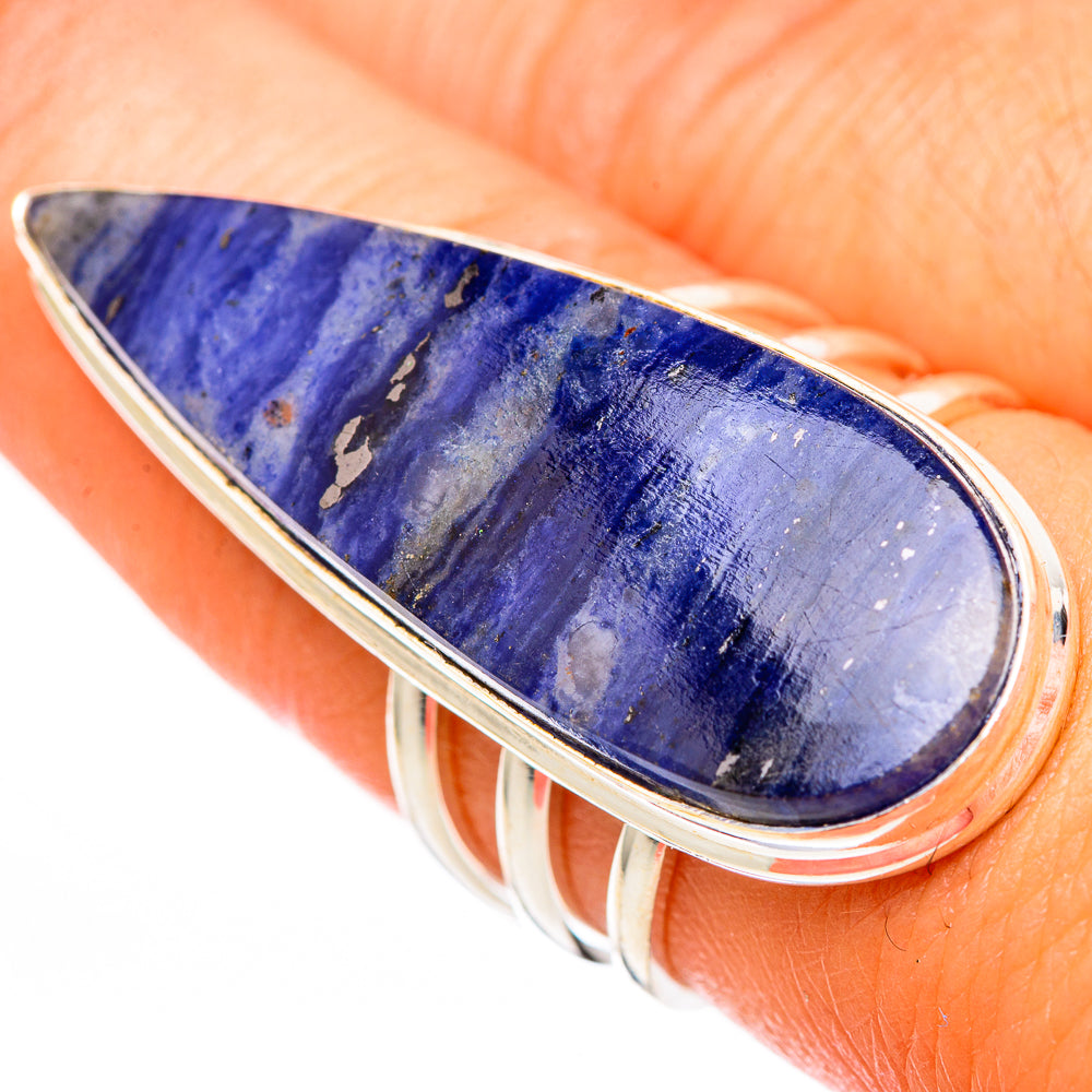 Sodalite Rings handcrafted by Anasilvercos - RING116454