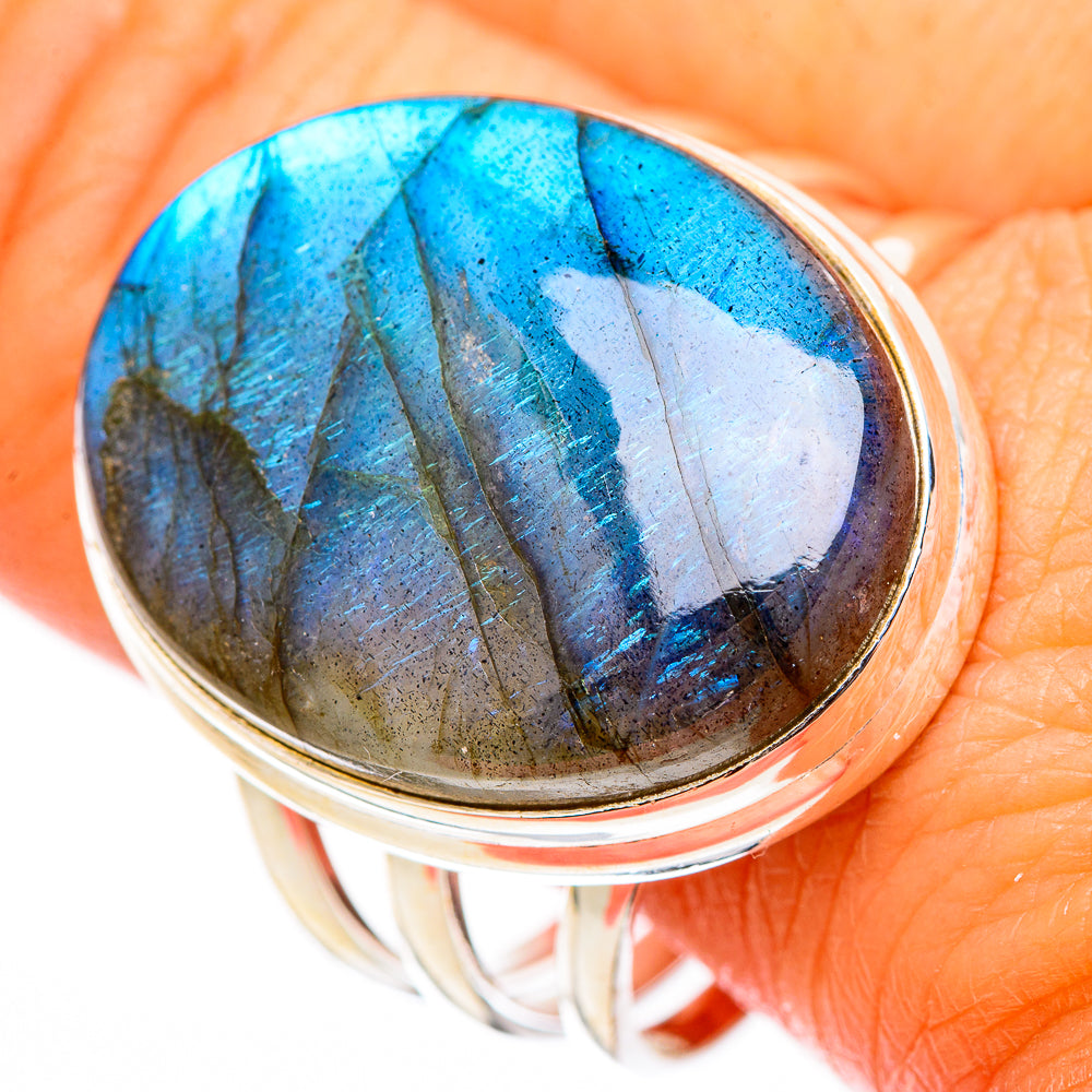 Labradorite Rings handcrafted by Anasilvercos - RING116458