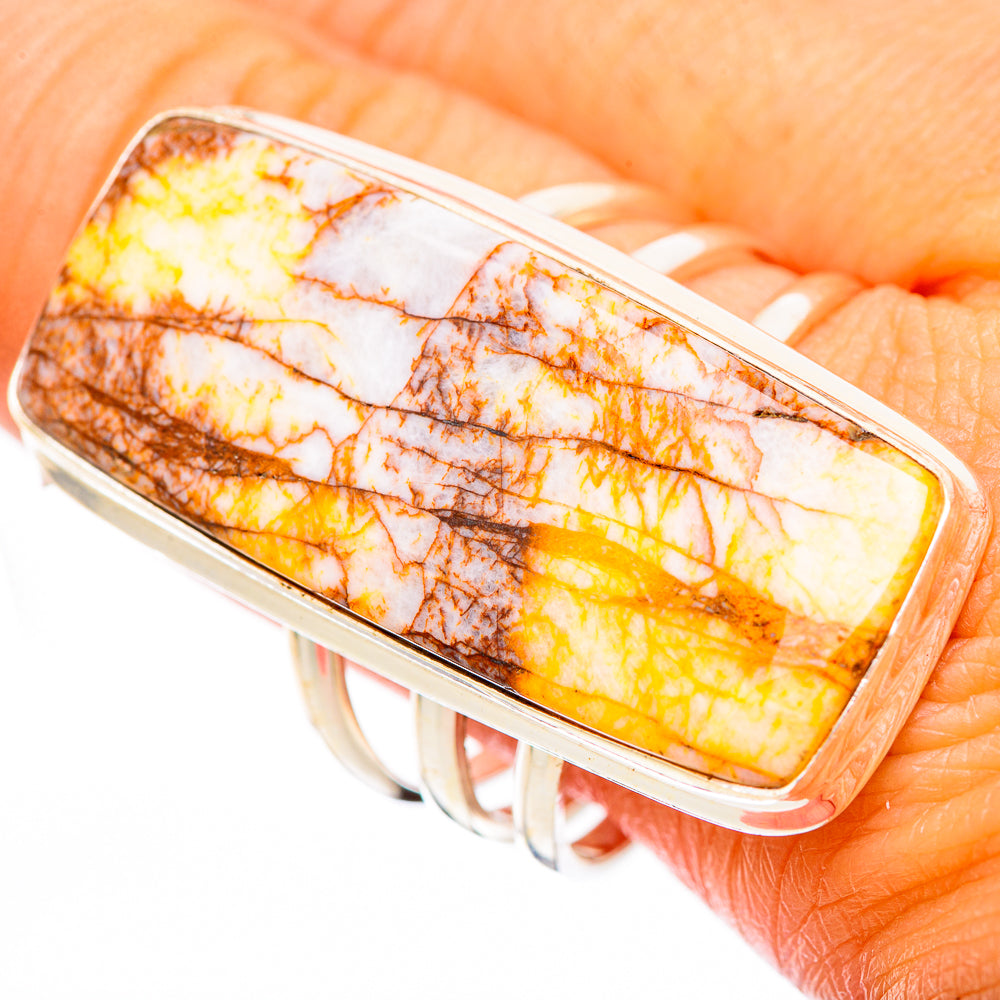 Brecciated Mookaite Rings handcrafted by Anasilvercos - RING116462