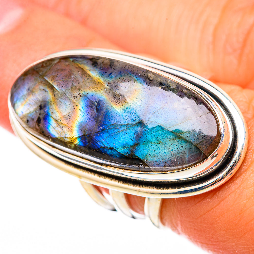 Labradorite Rings handcrafted by Anasilvercos - RING116471