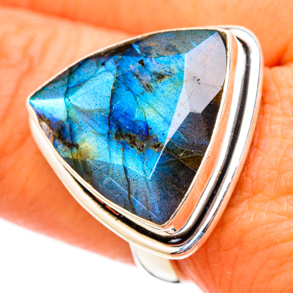 Labradorite Rings handcrafted by Anasilvercos - RING116472