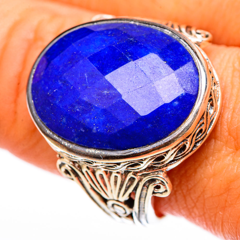 Lapis Lazuli Rings handcrafted by Anasilvercos - RING116474