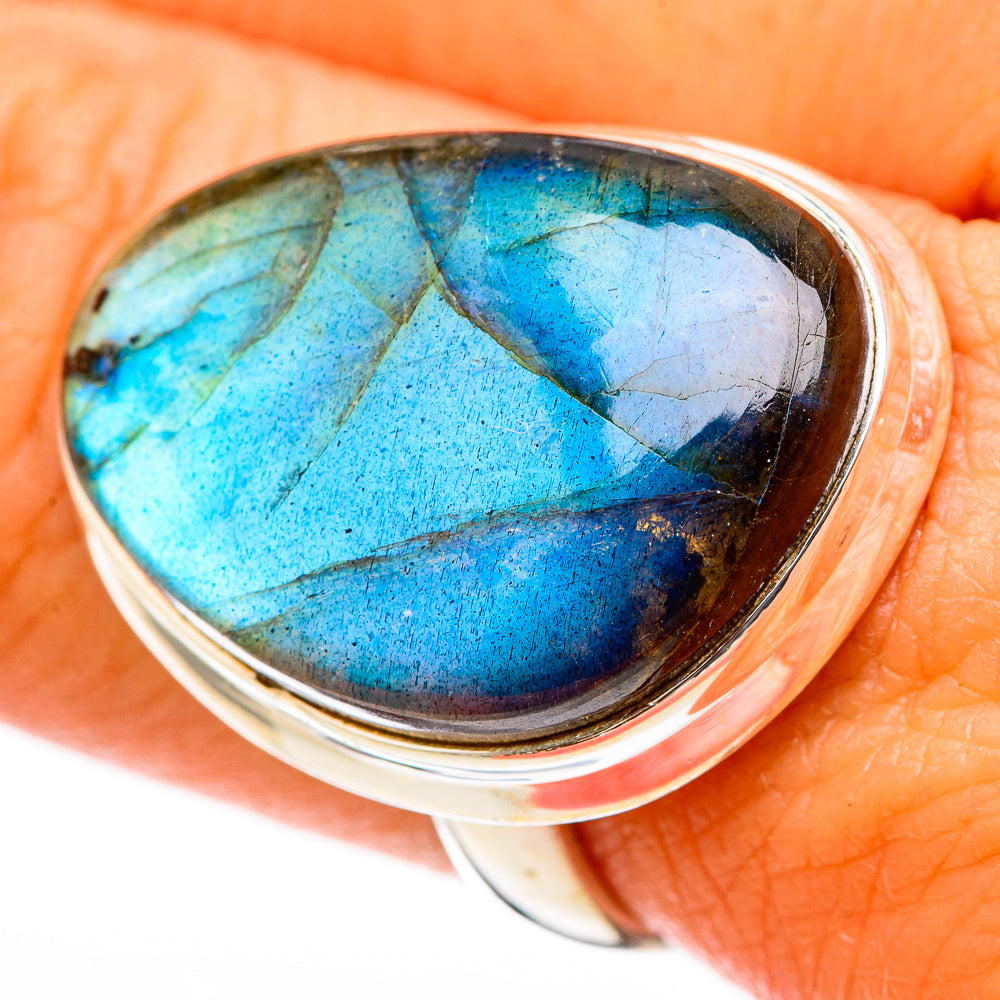 Labradorite Rings handcrafted by Anasilvercos - RING116479