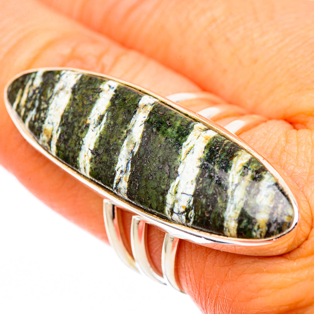 Green Swiss Opal Rings handcrafted by Anasilvercos - RING116485