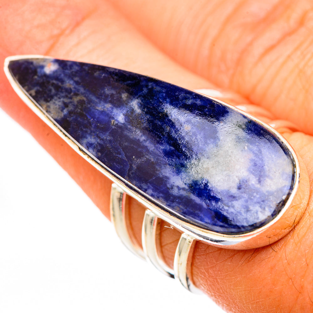 Sodalite Rings handcrafted by Anasilvercos - RING116500