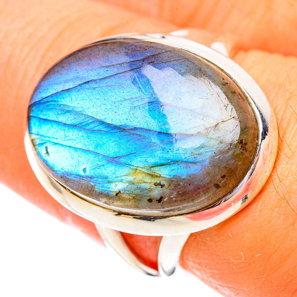 Labradorite Rings handcrafted by Anasilvercos - RING116506