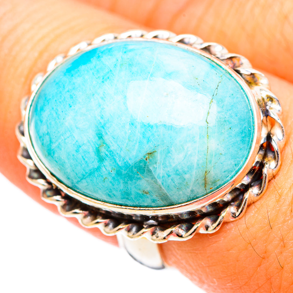 Larimar Rings handcrafted by Anasilvercos - RING116507