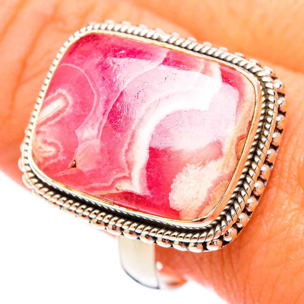 Rhodochrosite Rings handcrafted by Anasilvercos - RING116517