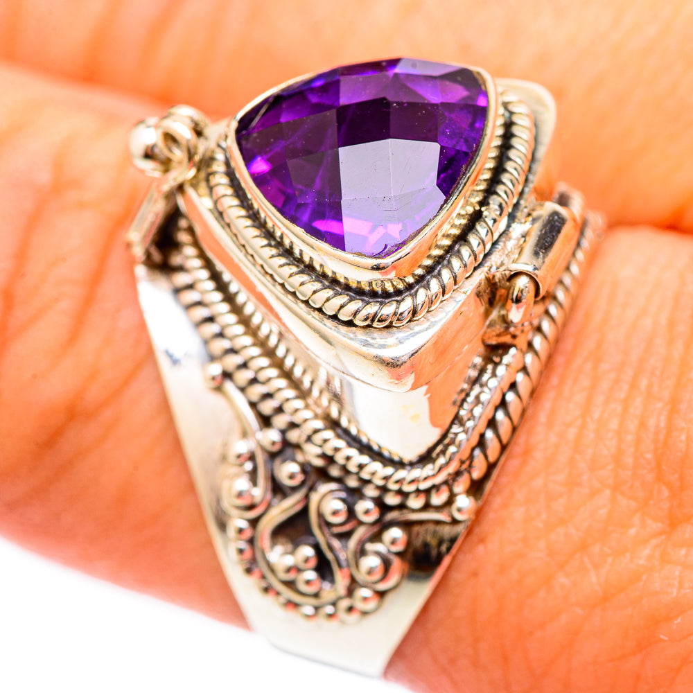 Amethyst Rings handcrafted by Anasilvercos - RING116523