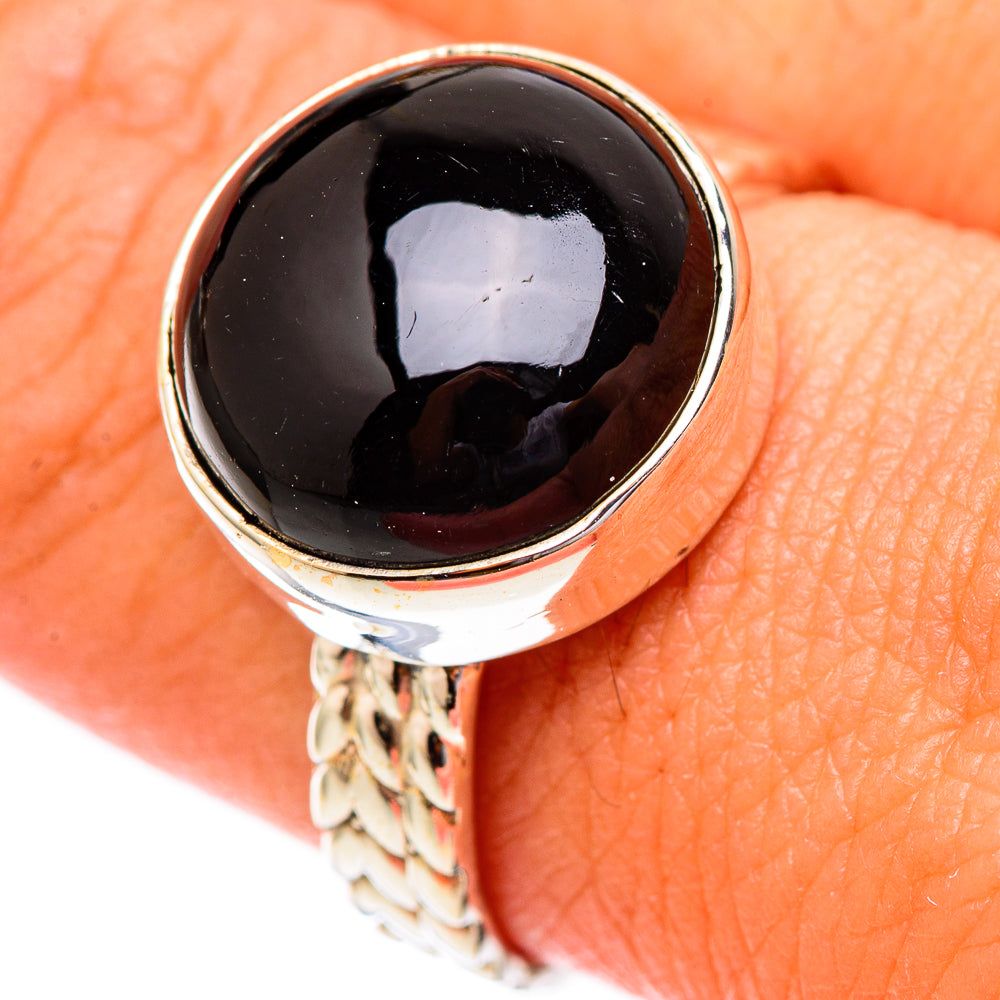 Black Onyx Rings handcrafted by Anasilvercos - RING116526