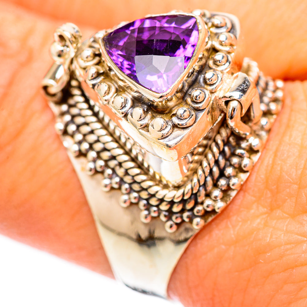 Amethyst Rings handcrafted by Anasilvercos - RING116553