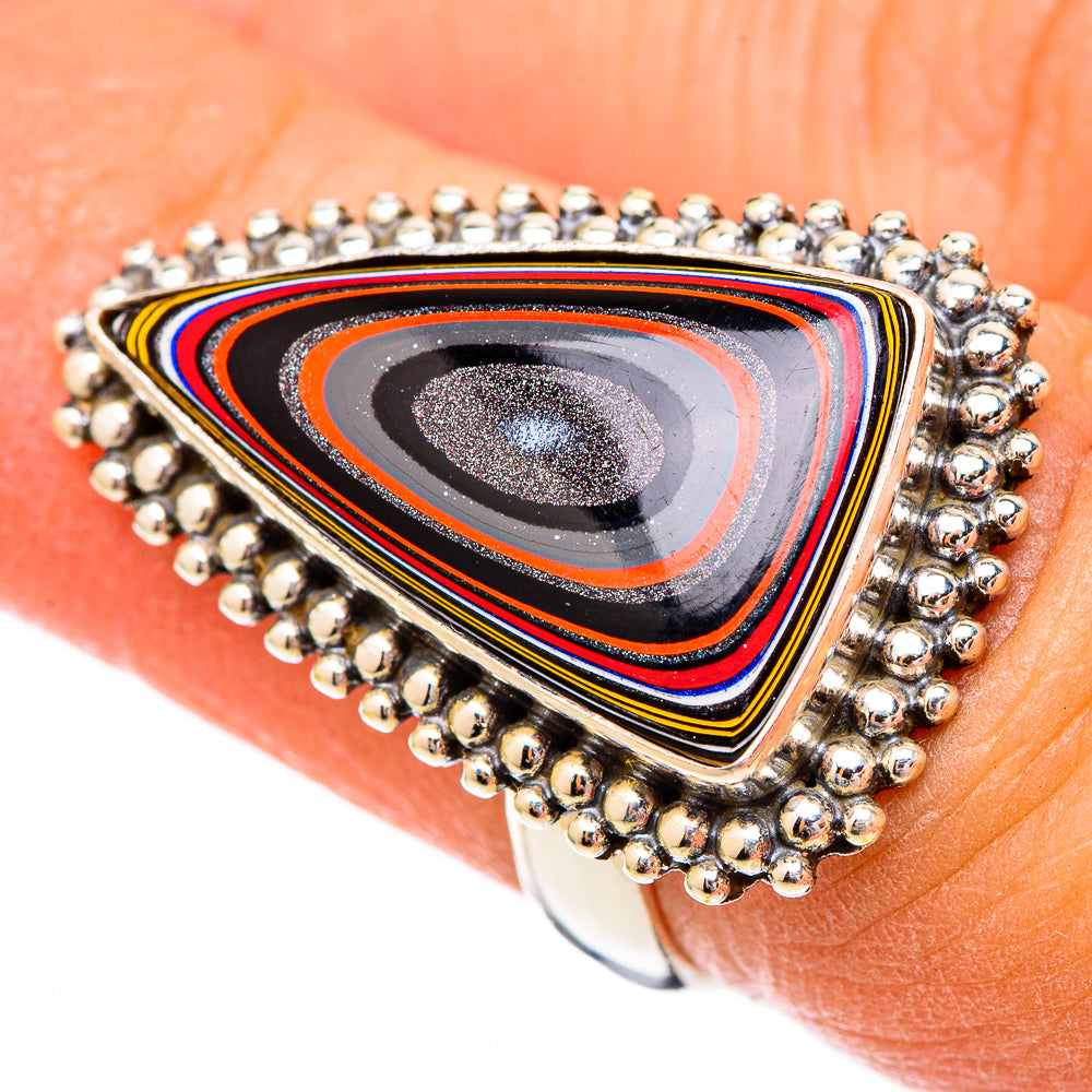 Fordite Rings handcrafted by Anasilvercos - RING116566