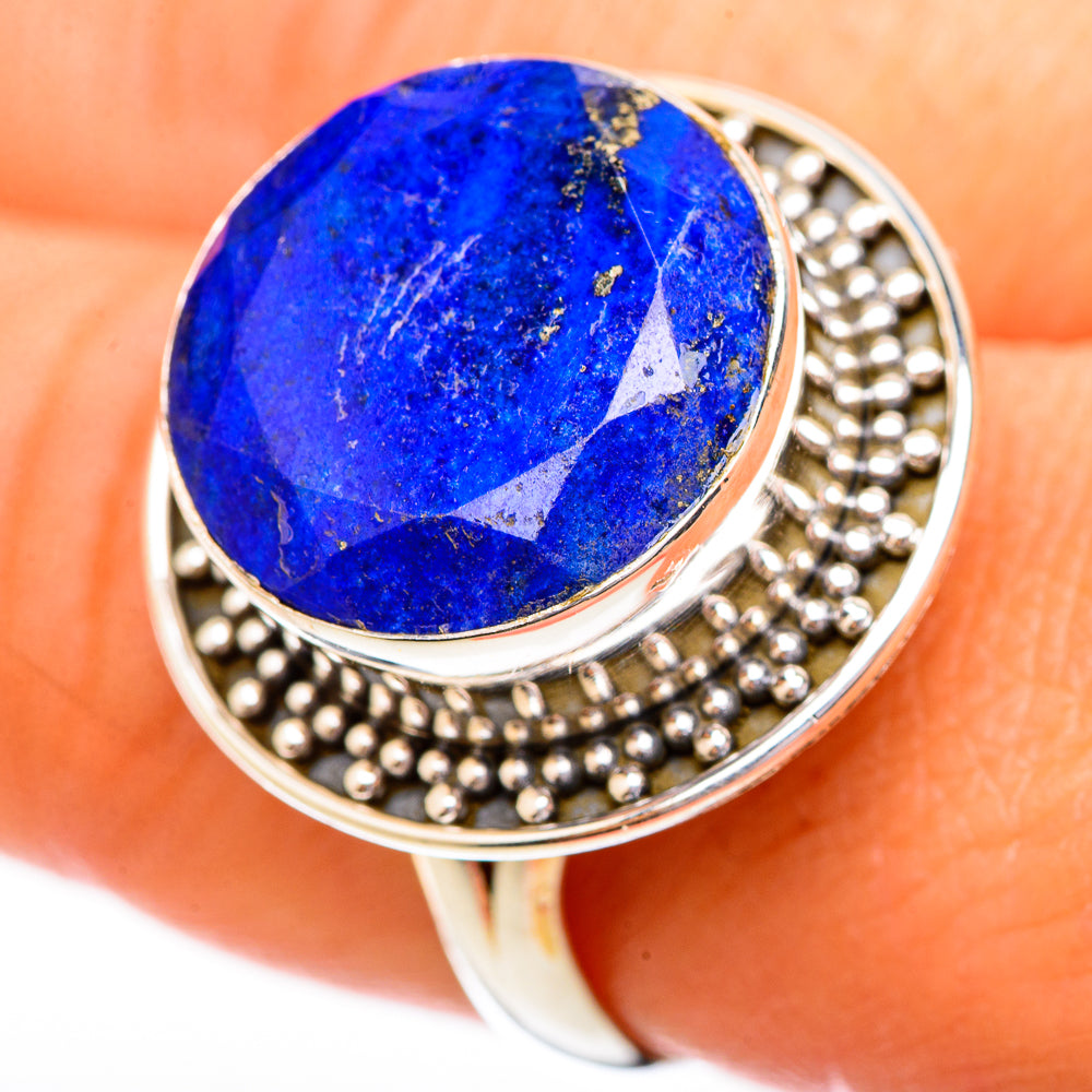 Lapis Lazuli Rings handcrafted by Anasilvercos - RING116606