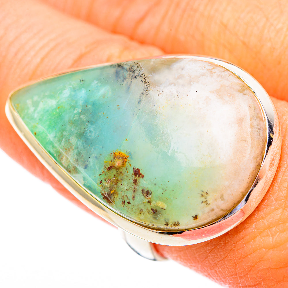Peruvian Opal Rings handcrafted by Anasilvercos - RING116607