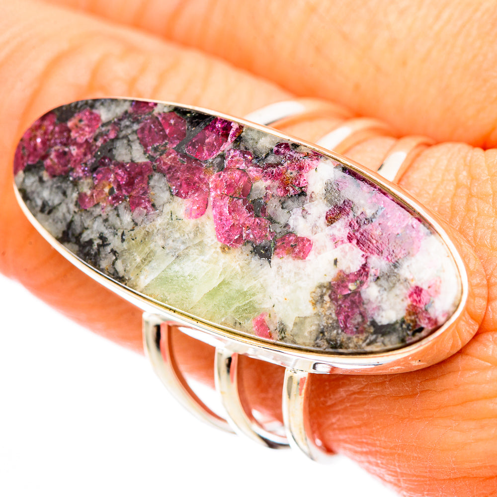 Russian Eudialyte Rings handcrafted by Anasilvercos - RING116627