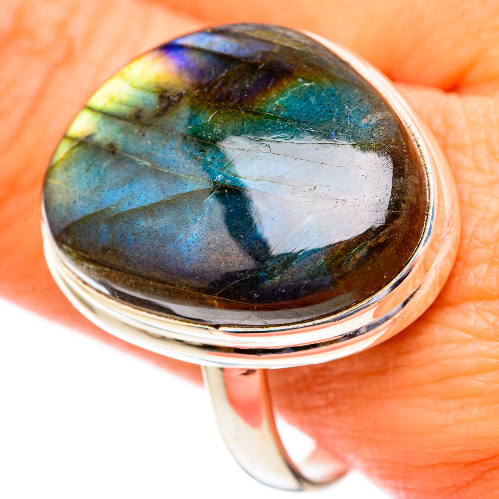 Labradorite Rings handcrafted by Anasilvercos - RING116635