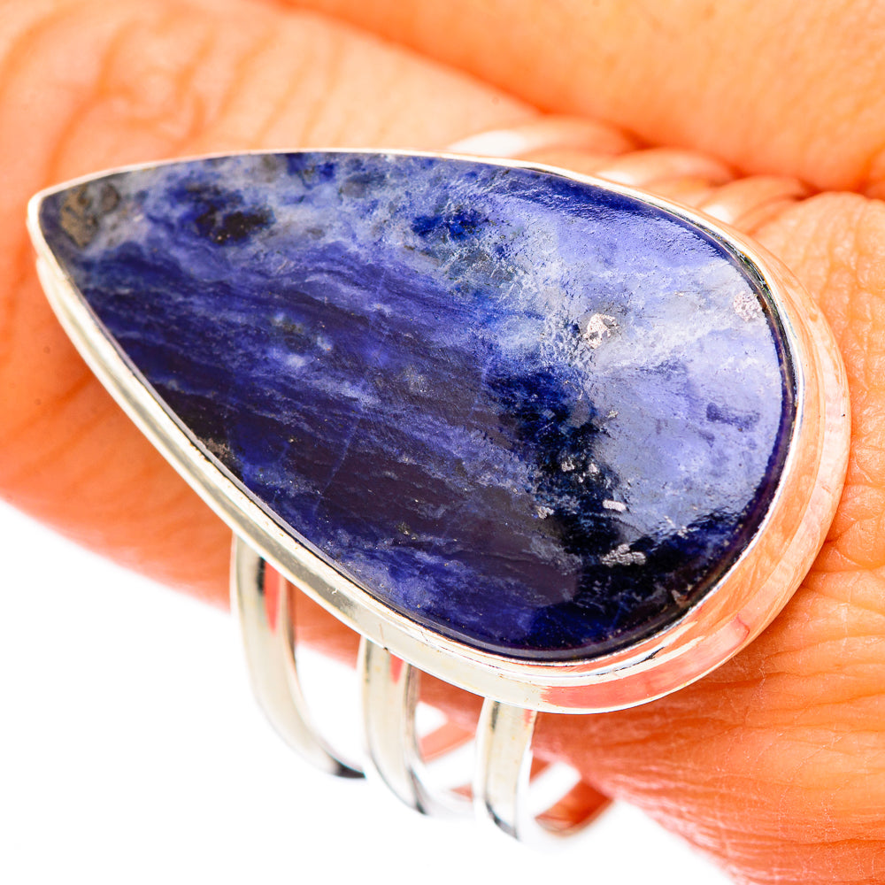 Sodalite Rings handcrafted by Anasilvercos - RING116641