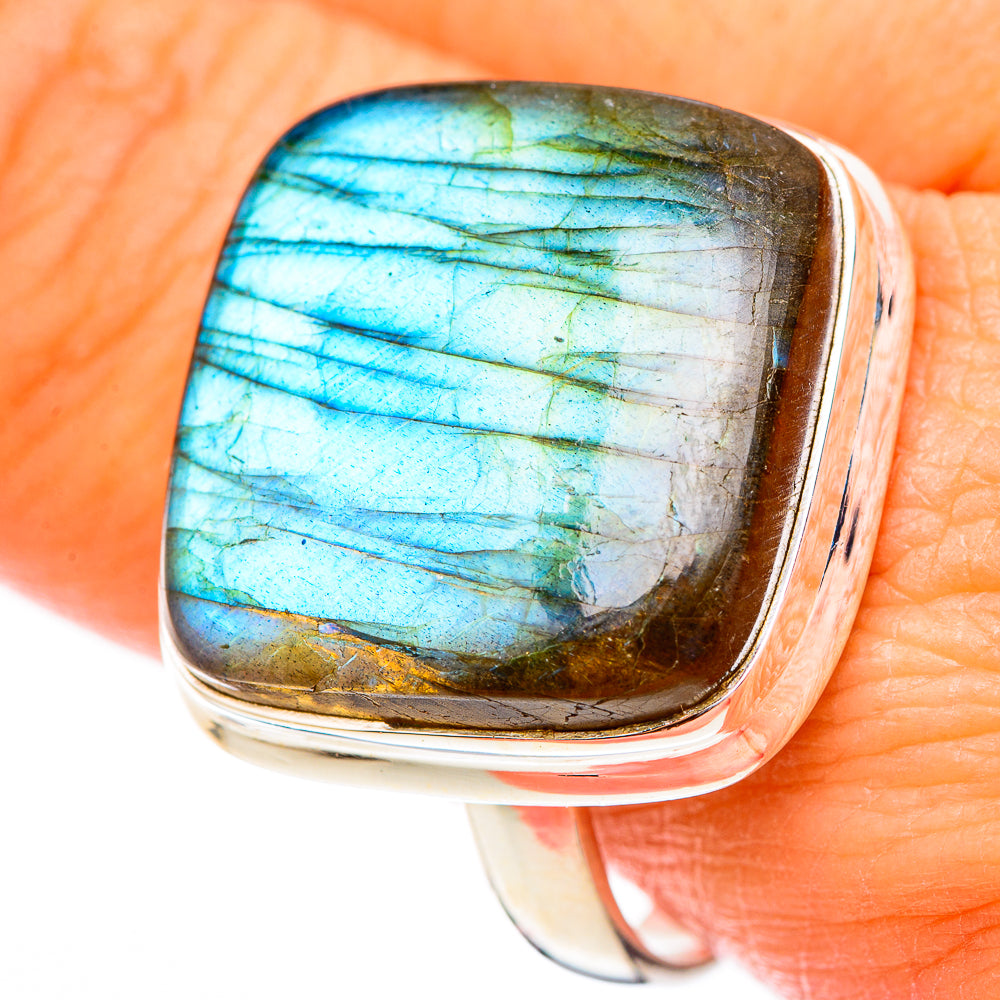 Labradorite Rings handcrafted by Anasilvercos - RING116647