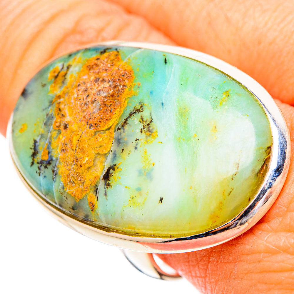 Peruvian Opal Rings handcrafted by Anasilvercos - RING116649