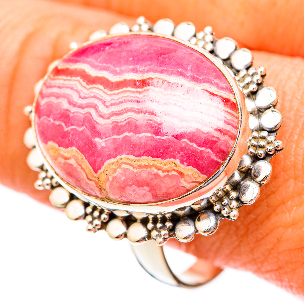 Rhodochrosite Rings handcrafted by Anasilvercos - RING116659