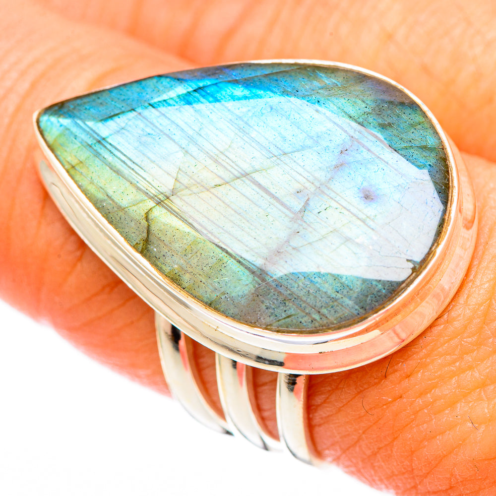 Labradorite Rings handcrafted by Anasilvercos - RING116674
