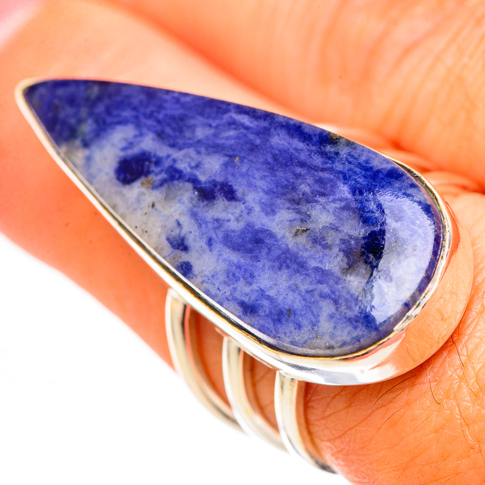 Sodalite Rings handcrafted by Anasilvercos - RING116685
