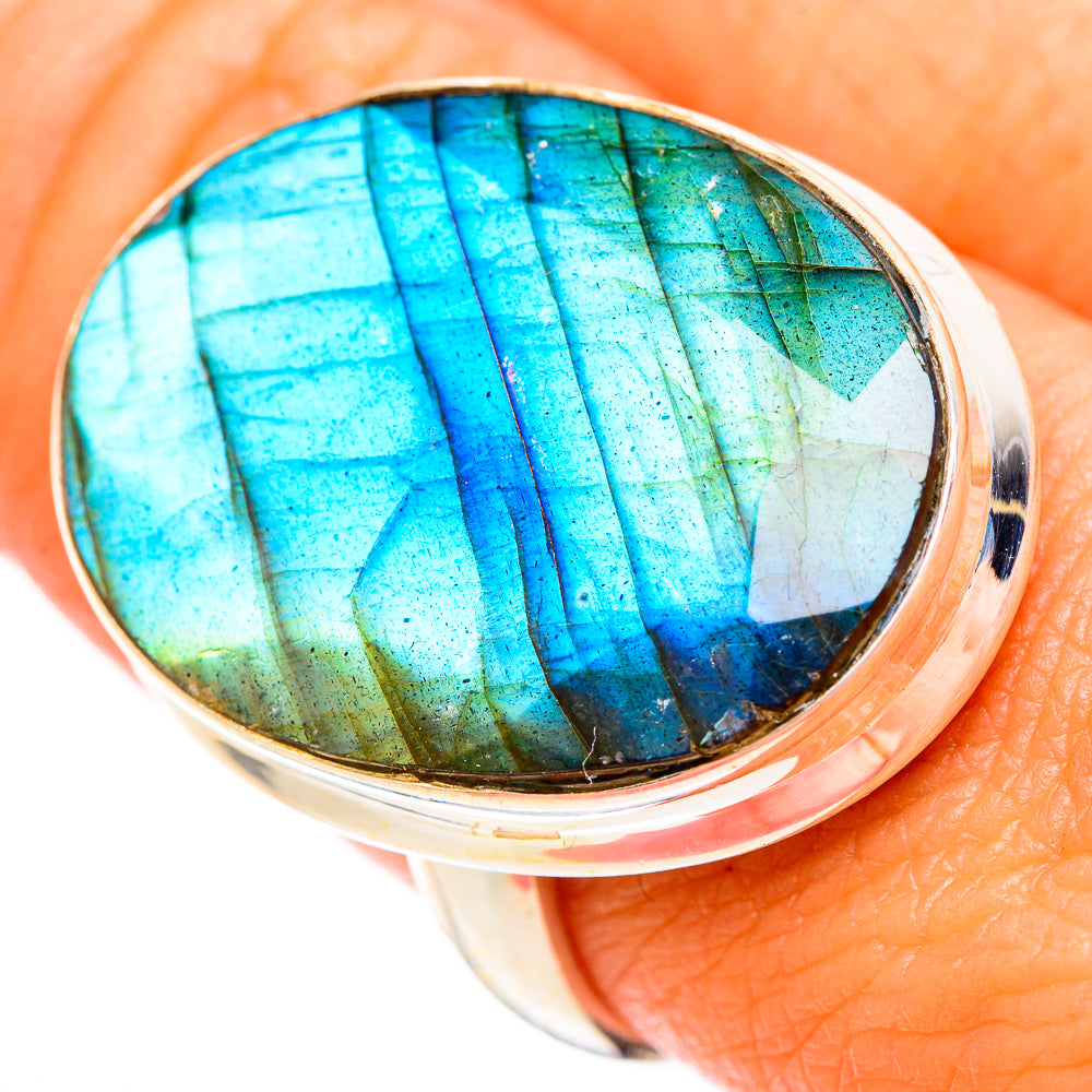 Labradorite Rings handcrafted by Anasilvercos - RING116688