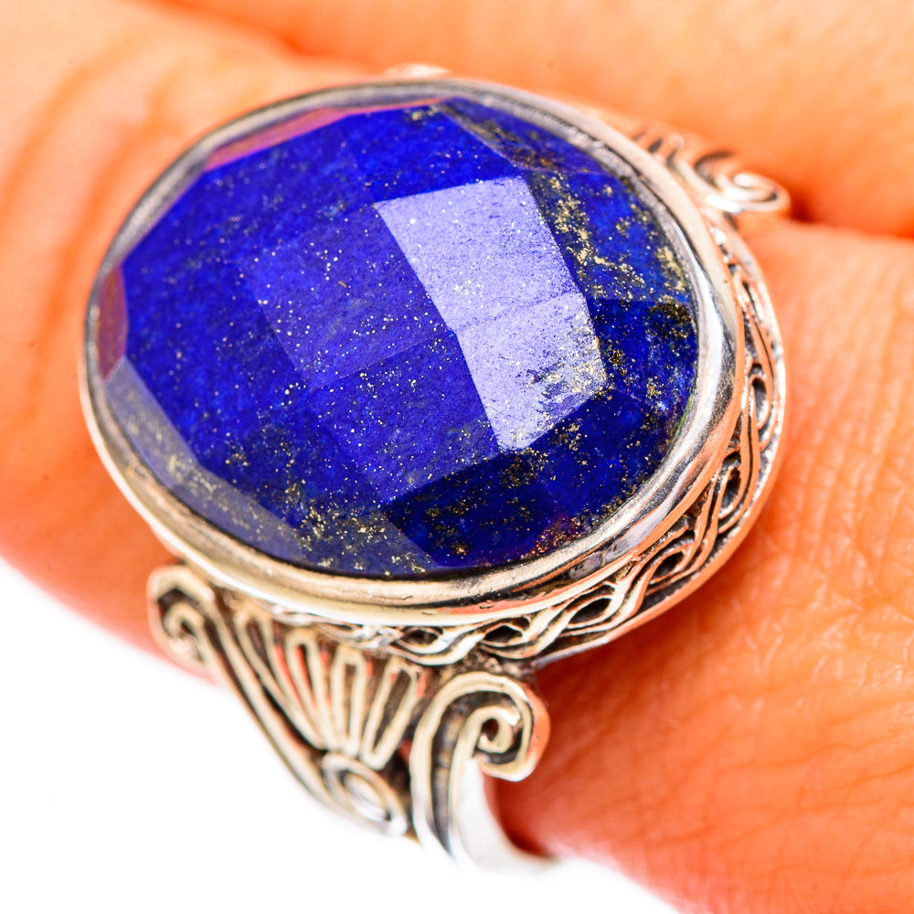 Lapis Lazuli Rings handcrafted by Anasilvercos - RING116712